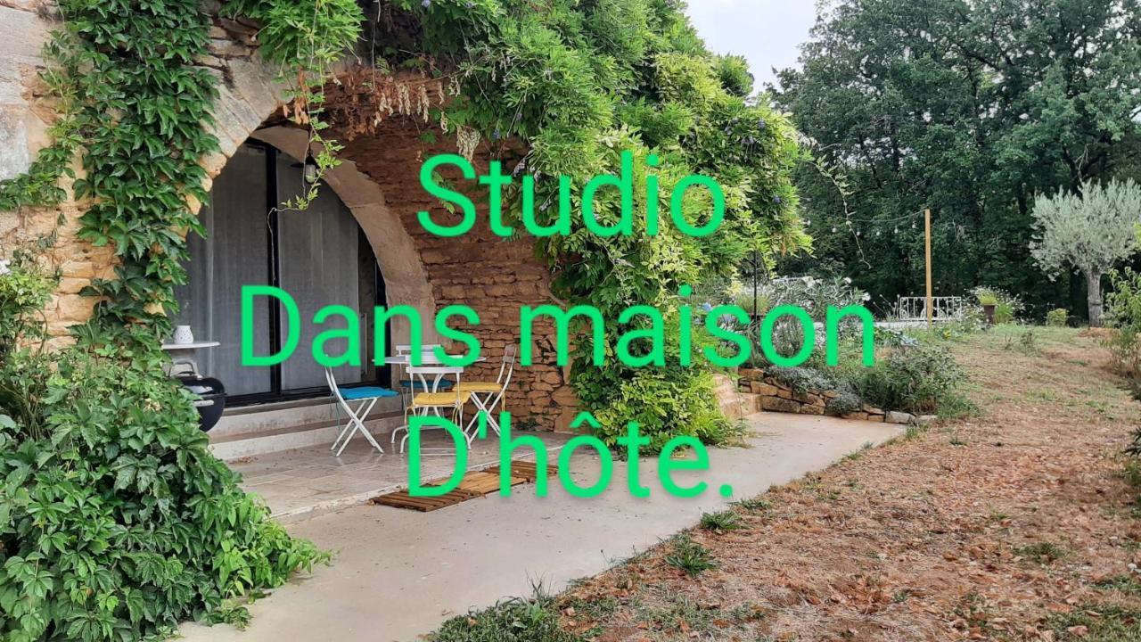 Charmant Studio Dans Maison D'Hote Dans Un Ecrin De Verdure Saint-Martin-le-Redon المظهر الخارجي الصورة